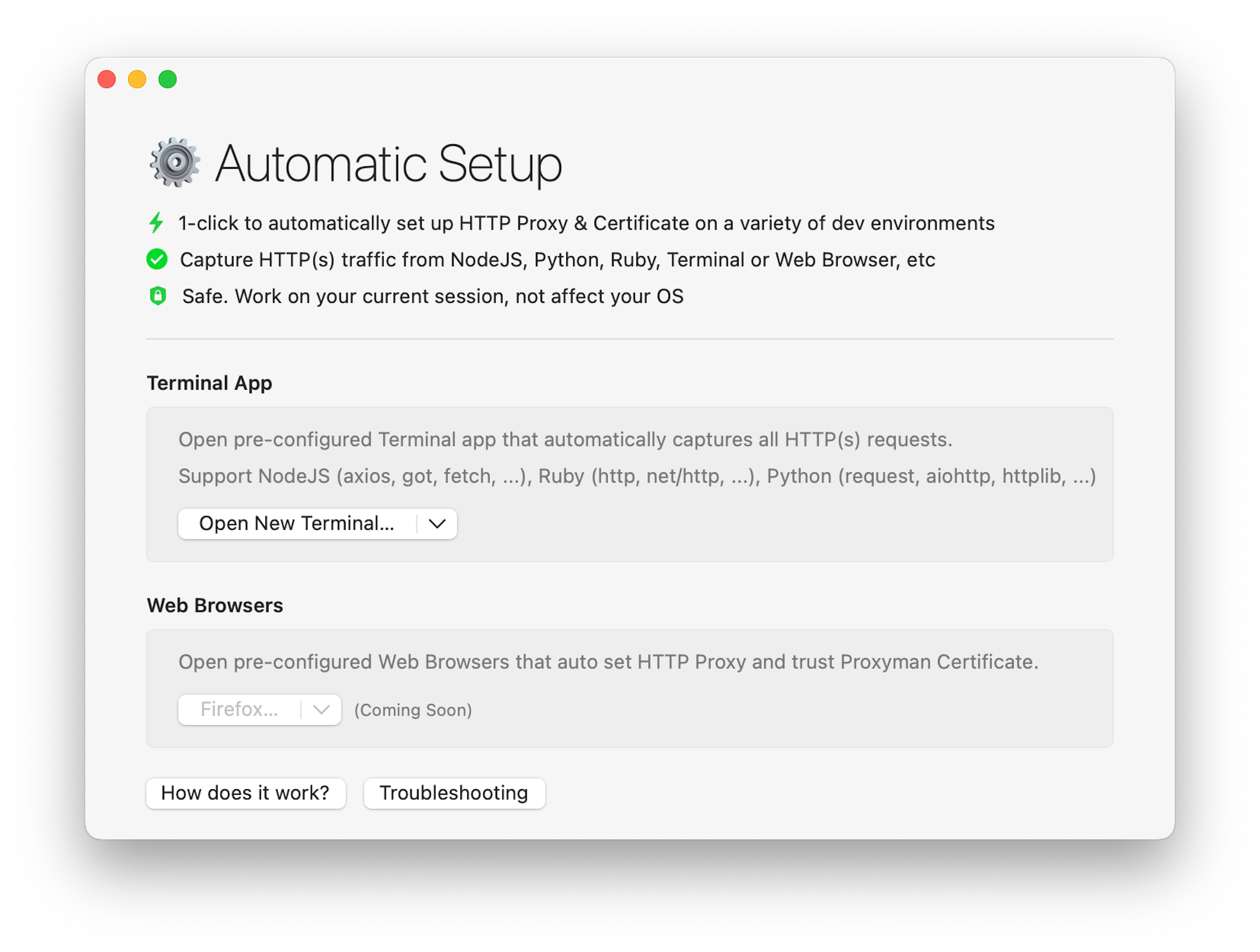 Inspect HTTP Traffic from NodeJS Ruby